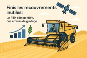 Visuel RTK élimine 90 % des erreurs de guidage