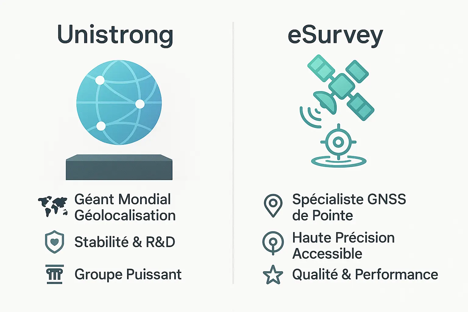 eSurvey et Unistrong : forces combinées pour la précision GNSS