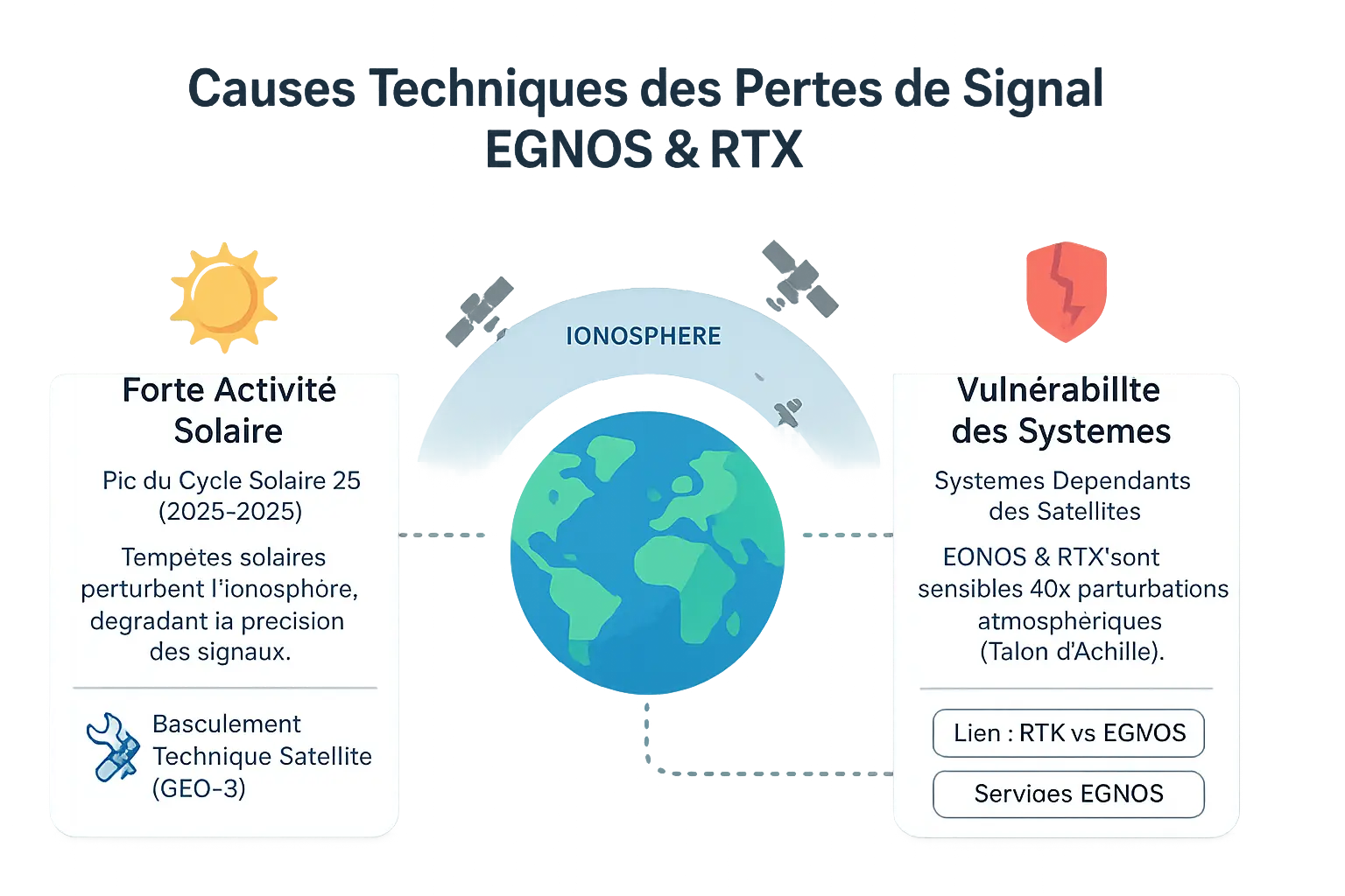 Schéma des perturbations ionosphériques