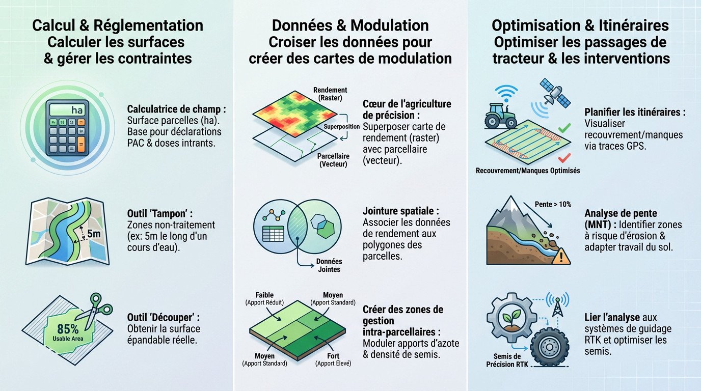 <strong>Agriculture de précision : analyse de données et optimisation des cultures</strong>