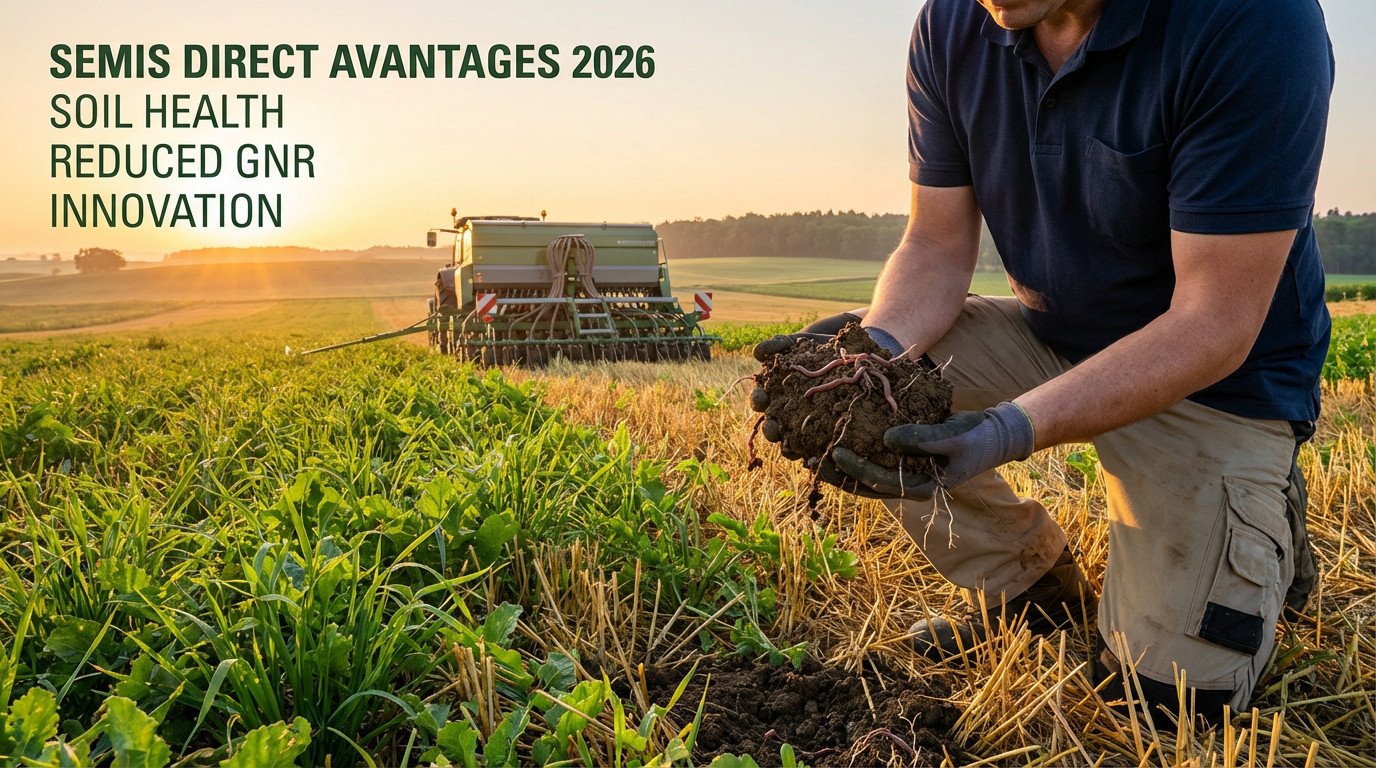 Semis direct avantages : réduis tes charges et GNR en 2026