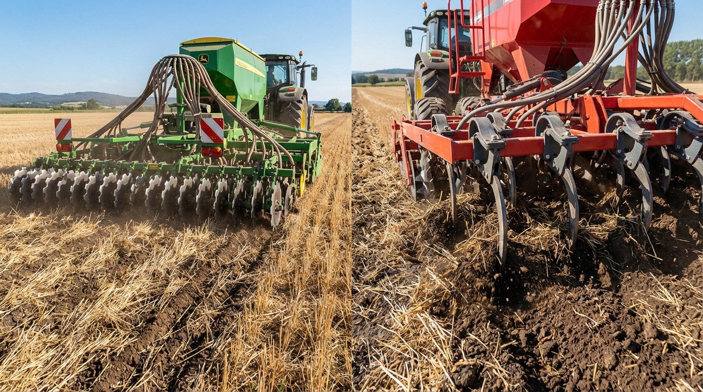 Semis direct : le duel semoir dents disque [2026]