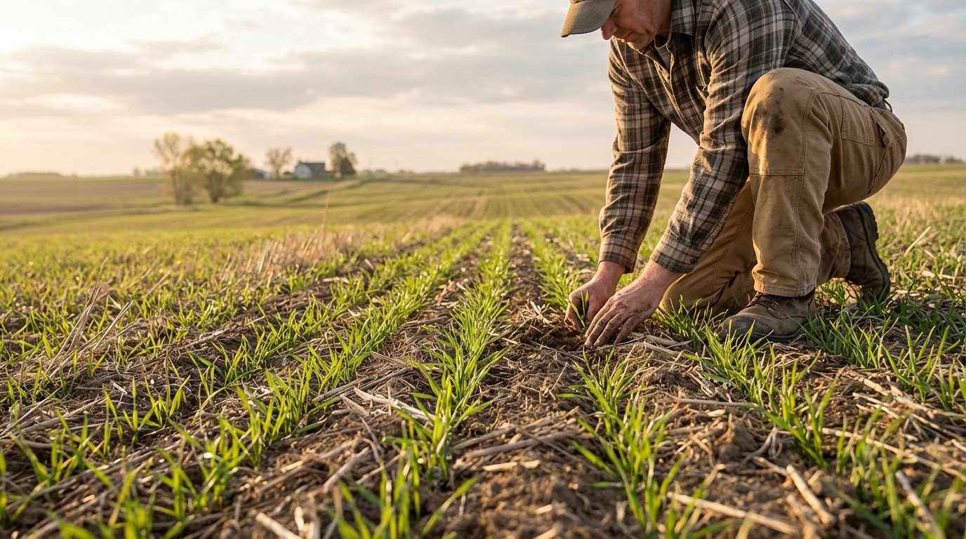 Orge printemps automne : mon retour terrain en semis direct
