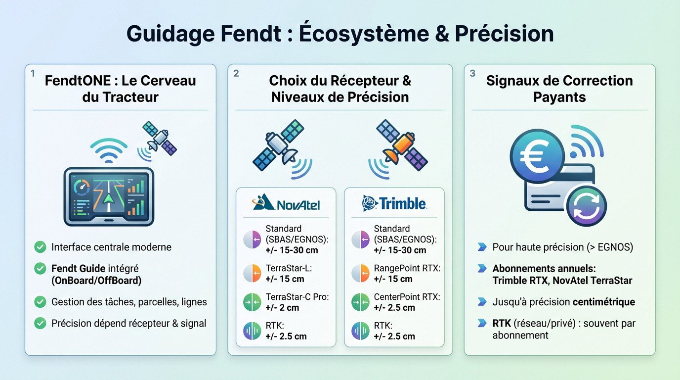 Interface FendtONE et récepteur GPS pour l'agriculture de précision