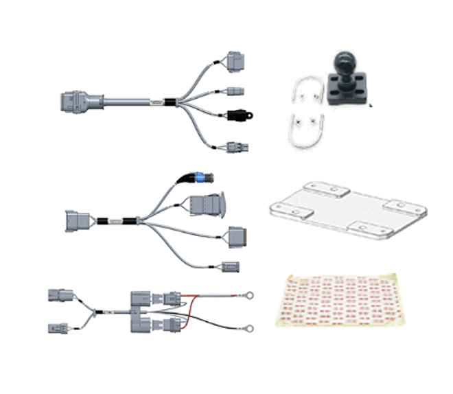 Faisceaux, câbles et support d’antenne eSurvey pour kit de transfert